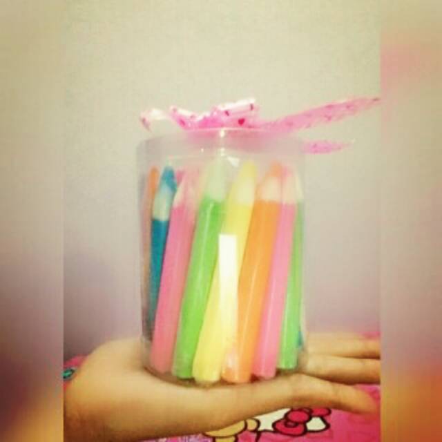 

Coklat Pensil rainbow
