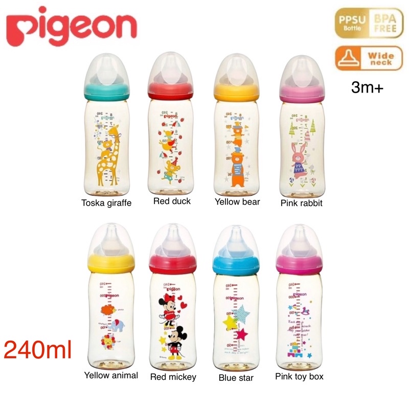 Pigeon PPSU Bottle Wide Neck 240ml botol susu bayi ppsu