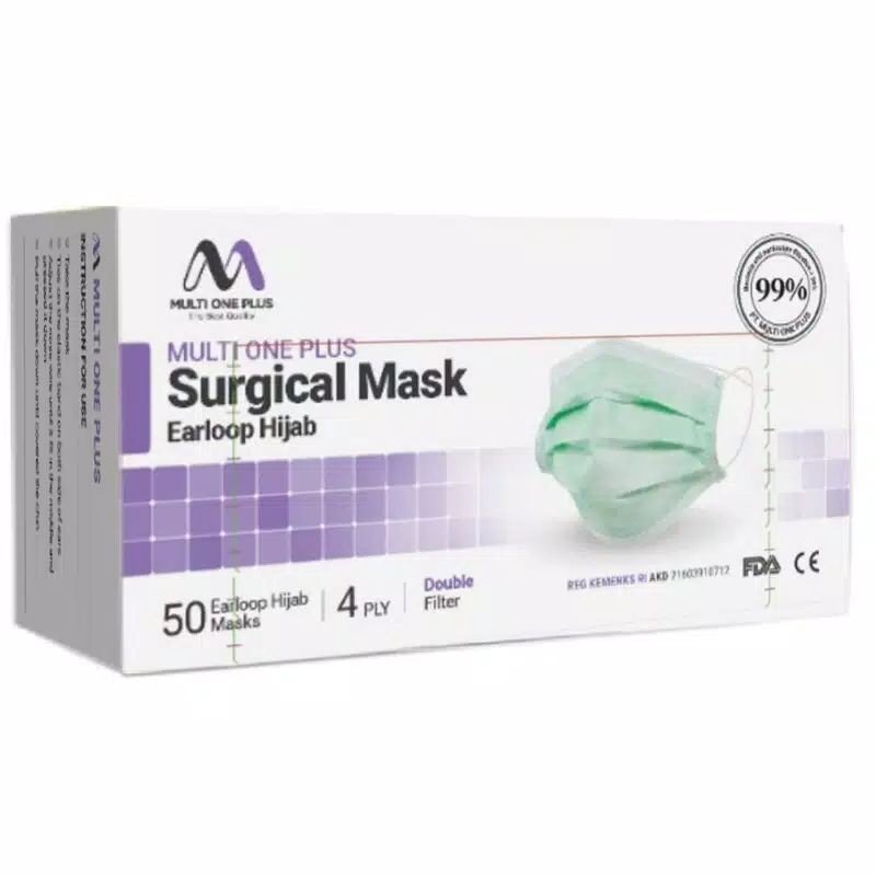 Masker 4 Ply Multi One Plus Surgical Mask