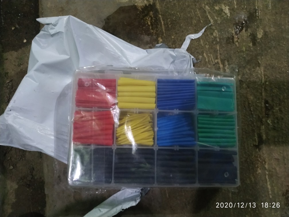 [wholesale Price] 530pcs Kabel Bakar Heat Shrink 2: 1