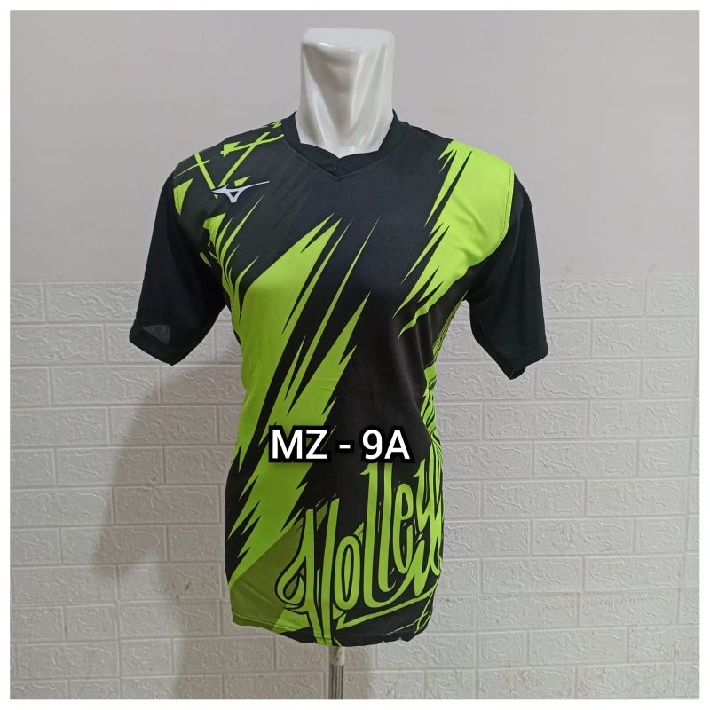 Atasan voli pria wanita baju kaos volly full printing