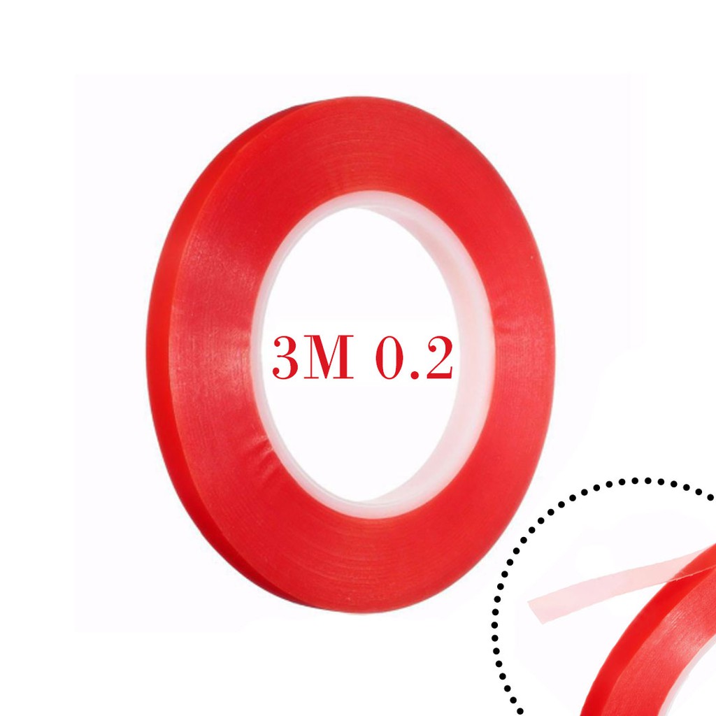 

DOUBLE TAPE 3m 0.2 MERAH