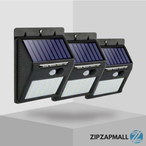 Lampu Solar Sensor Gerak Weatherproof 460 Lumens 6500K / Lampu Outdoor Tenaga Surya Otomatis Tahan 24 Jam Untuk Jalan Anti Air / Lampu Solar LED Taman Pencahayaan Luar Ruangan Sensor Gerak / Lampu Hias Jalan Halaman Anti Karat / Lampu Taman Murah Original