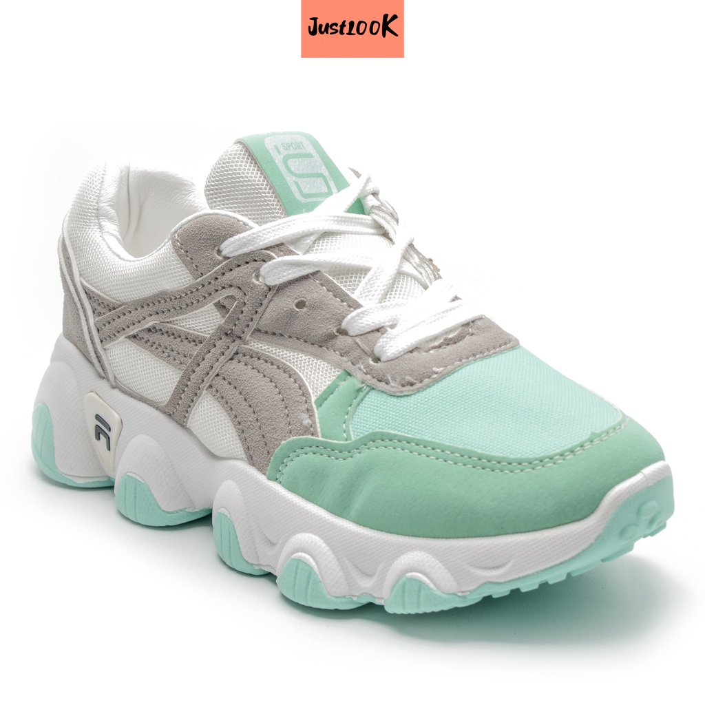 JustLook Winter Sepatu Sneakers Wanita Sneakers Shoes Korea Import