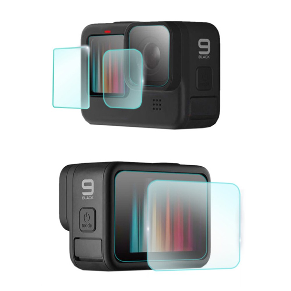 KingMa Tempered Glass 3in1 for GoPro Hero 13 / 12 / 11 / 10 / 9 DJI Osmo Action 5 Pro / 4 / 3 / Bric