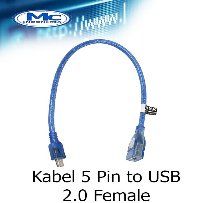 Kabel 5 Pin to USB 2.0  Female NYK 50cm