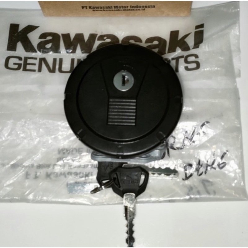 KUNCI KONTAK KLX 150 SET TUTUP TANK TANGKI ASSY KAWASAKI ORI 100% LOSEPACK