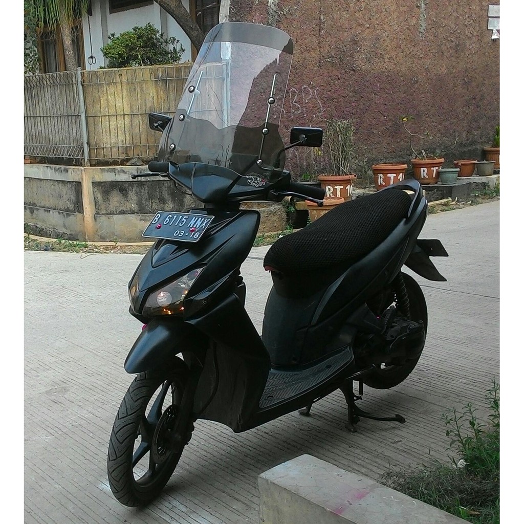 Aksesoris Variasi Visor Penahan Angin Honda Vario Cw 110 Tinggi