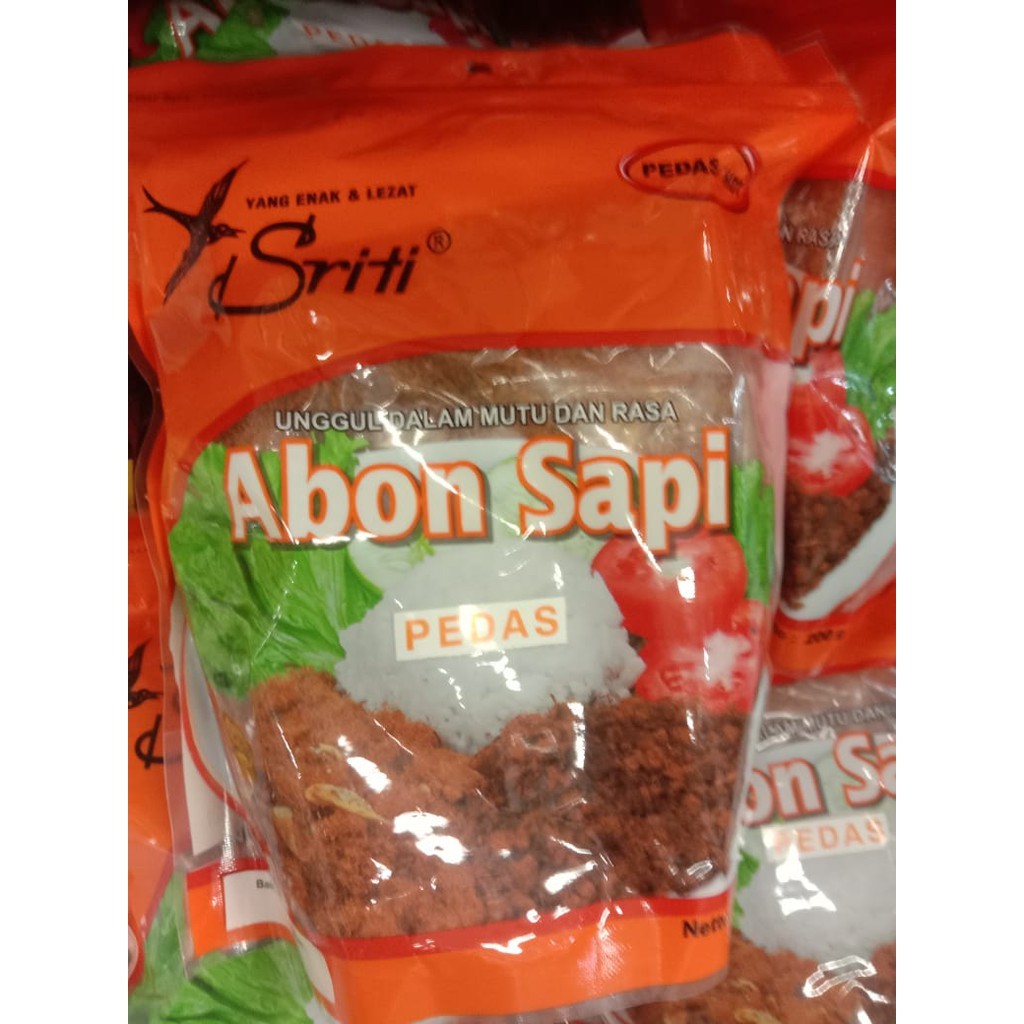

Sriti Abon Sapi Pedas 200 gr