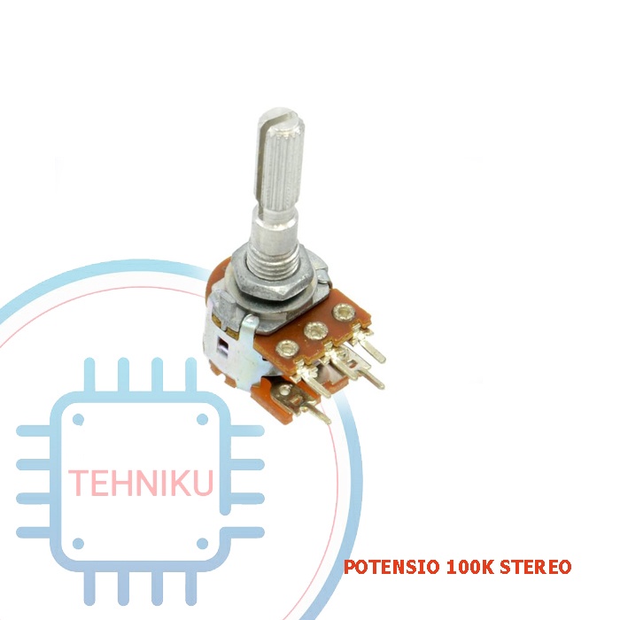 Potensio 100k stereo Potensiometer Variable Resistor 100 K