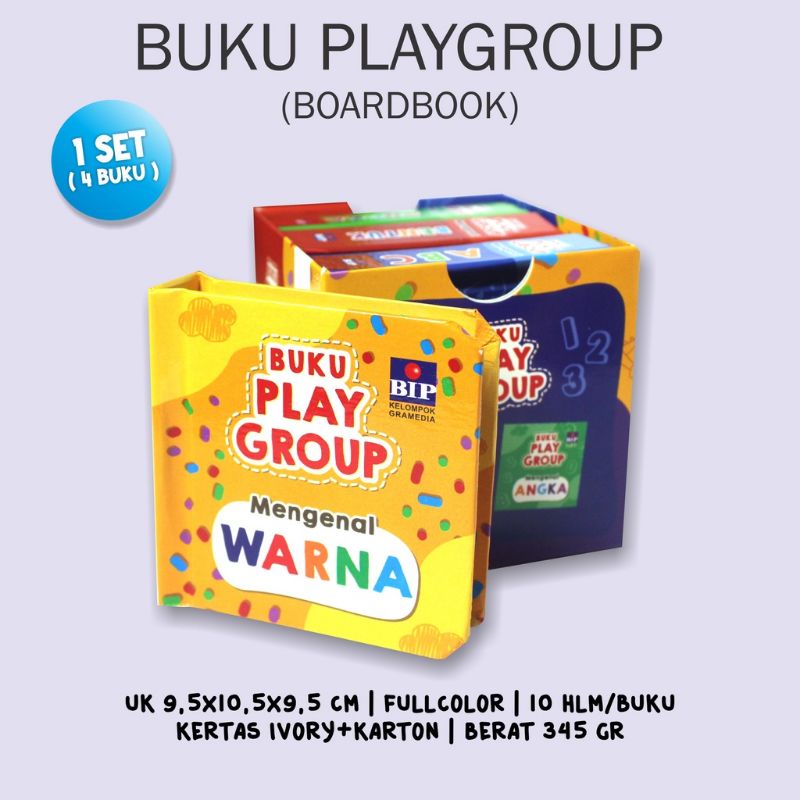 BUKU PLAY GROUP PLAYGROUP BOX SET EDISI BARU - BUKU ANAK - BUKU BALITA - ISI 4 BUKU - gramedia Bip-2