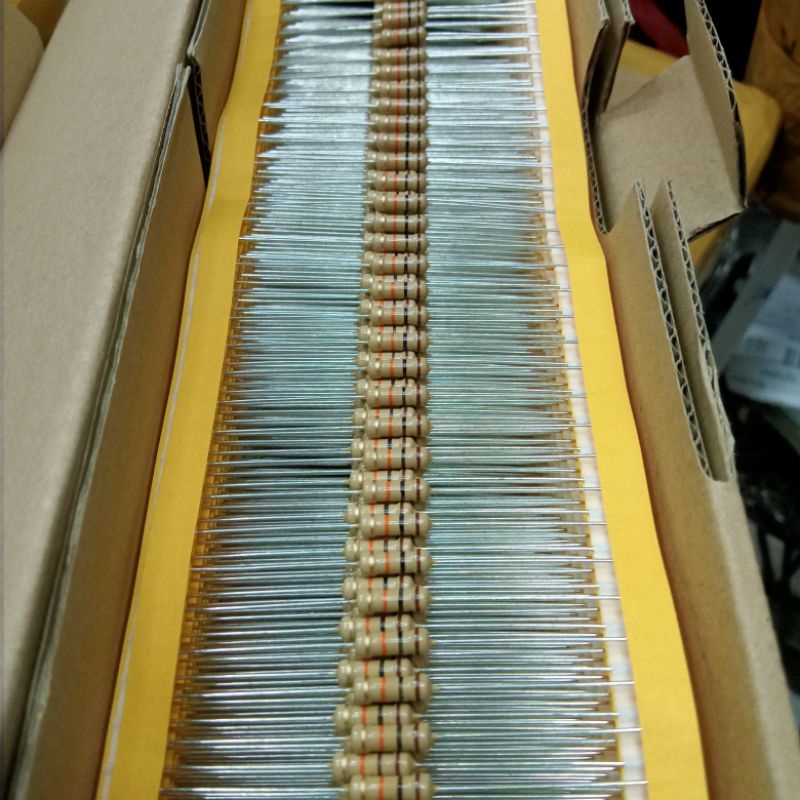 RESISTOR 1/2W 10K 1 KOTAK ISI 2000 PCS