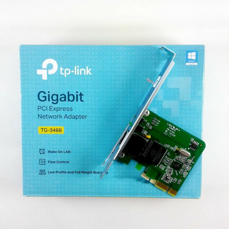 LAN CARD TP-LINK TG-3468 GIGABIT PCI EXPRESS NETWORK ADAPTER TP-LINK TG3468 PCI LAN CARD PCIE MINI 1