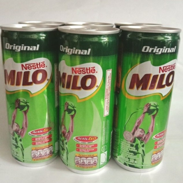 

MILO Healthy Drink Kaleng Susu Cokelat 240ml