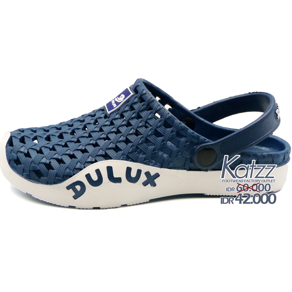 Katzz - Sandal Slop Karet Pria Warna Navy Uk 36 - 40 / Sandal Sepatu Karet Pria Casual dan Keren [Katzz M 02 C 028]