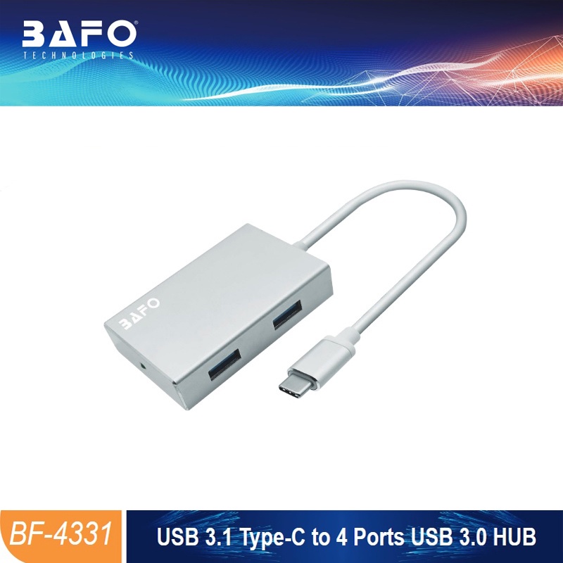 USB 3.1 Type-C to USB 3.0 HUB 4 port BAFO BF-4331