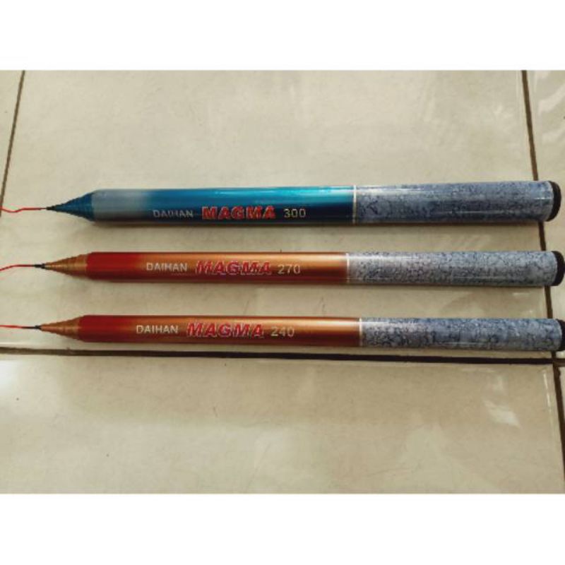 JORAN TEGEK FIBER MURAH RUAS PENDEK DAIHAN MAGMA 210-300 CM RUAS 30 CM KAKU