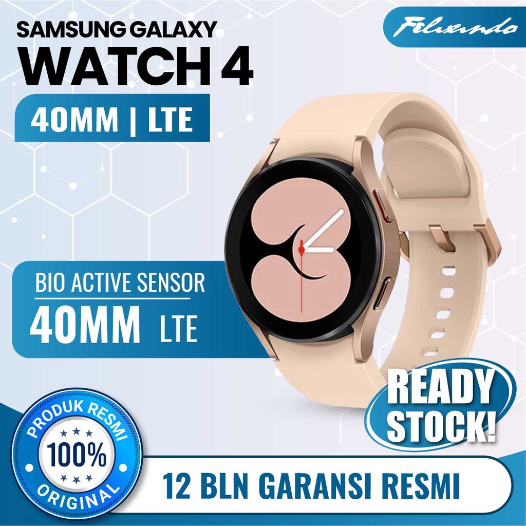 Samsung Galaxy Watch 4 40mm 44mm LTE Bluetooth Smartwatch Jam Tangan jam pintar android Original