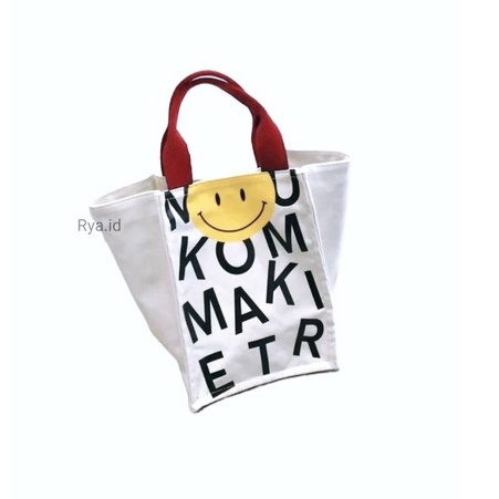 Smile Tote Bag Hand Bag Stylish Casual Gaya Terbaru 2021 Tas Totebag Wanita Populer