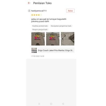 (J1M1) Erigo Coach Jaket Pria Wanita | Erigo Store | Erigo Apparel //Koleksi@saat@ini