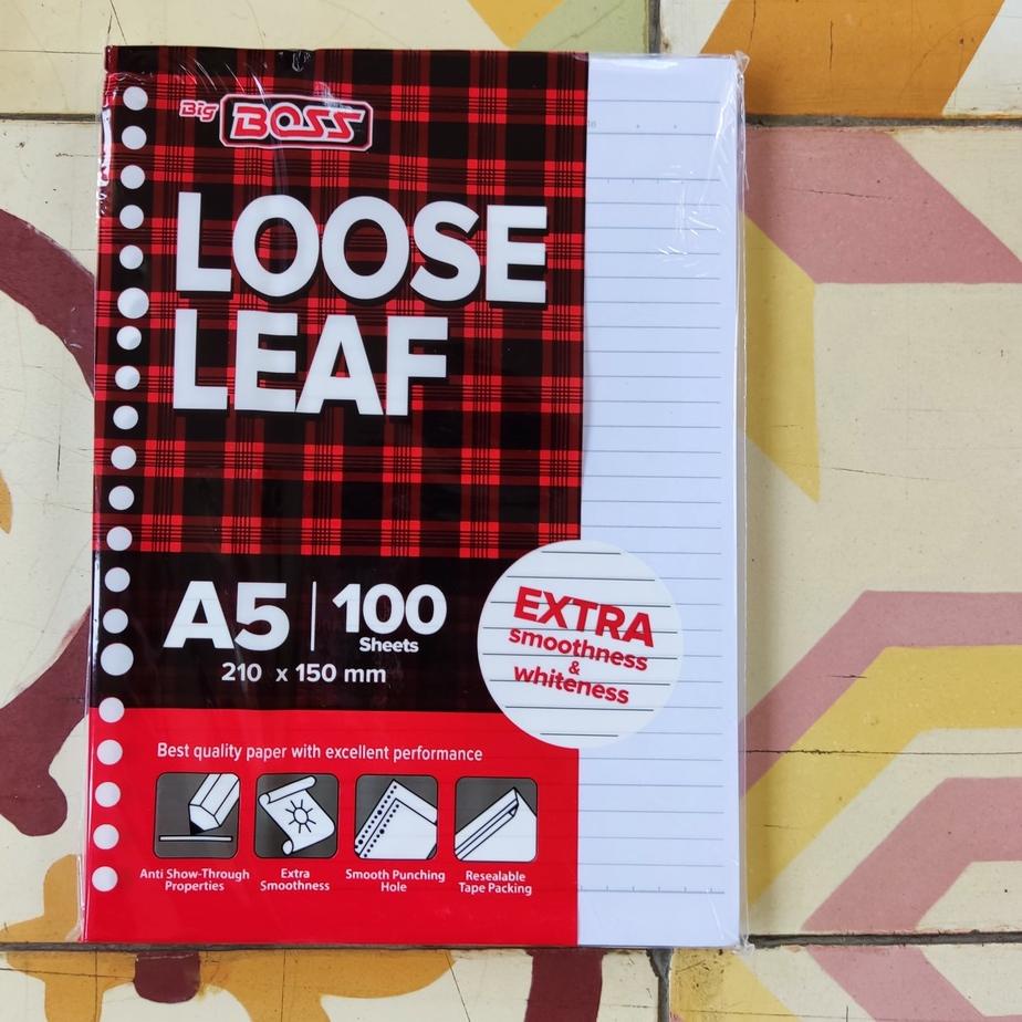 

Penawaran Terbaik--KERTAS BINDER LOOSE LEAF GARIS UKURAN A5/20RING DAN B5/26RING ISI 100 LEMBAR