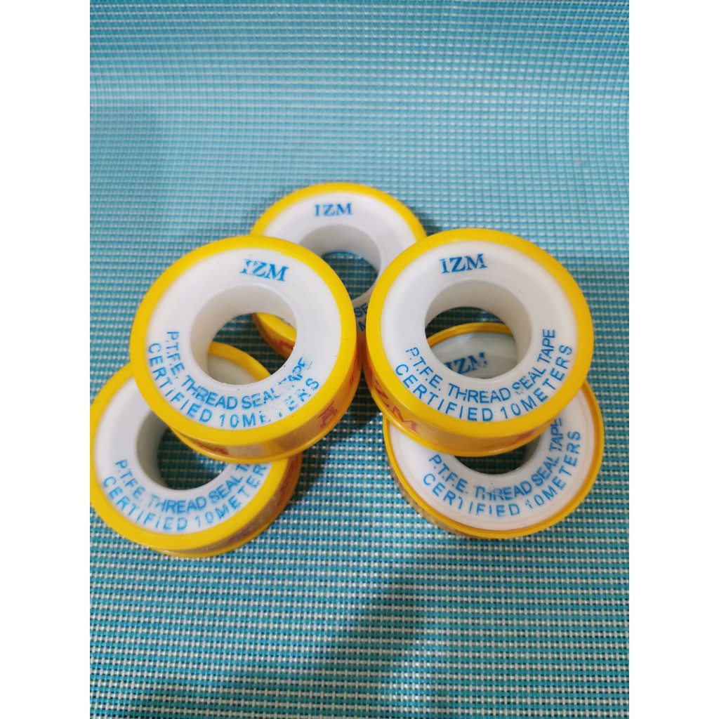 Seal Tape 12mm Isolasi Keran Air Selotip Pipa  Kran Solasi 