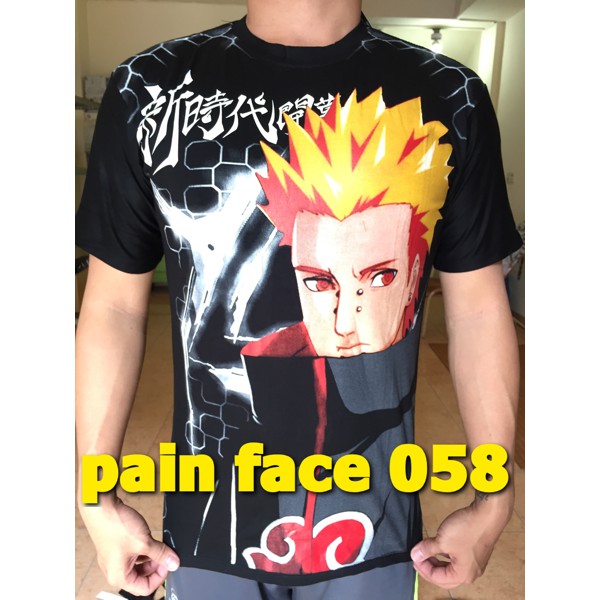 kaos spandek naruto pain 3D