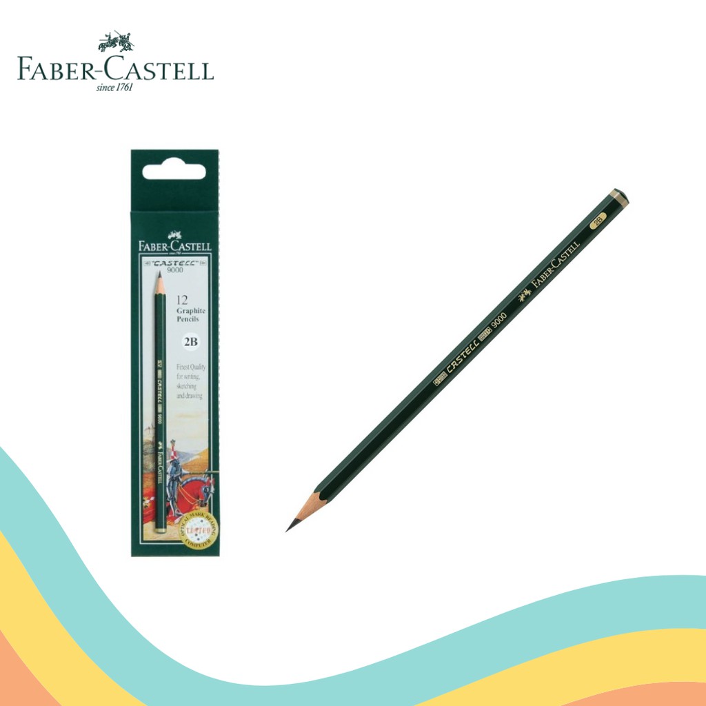 

PENSIL 2B FABER CASTELL HIJAU 9000 (1 PCS)
