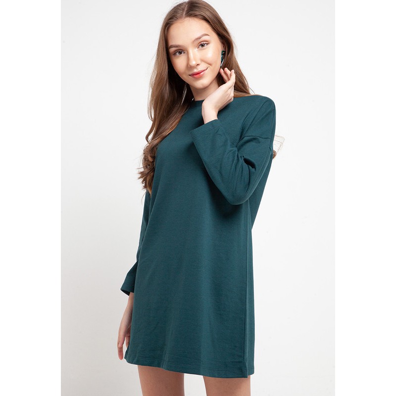 Tolliver Female Basic Sweat Dress Green