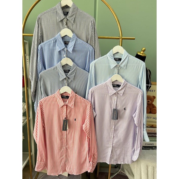 Rphl poplin bishop shirt