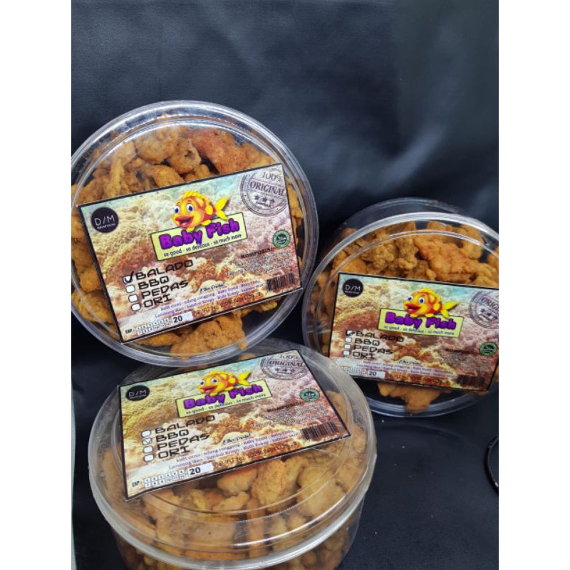 

Baby Fish kemasan toples