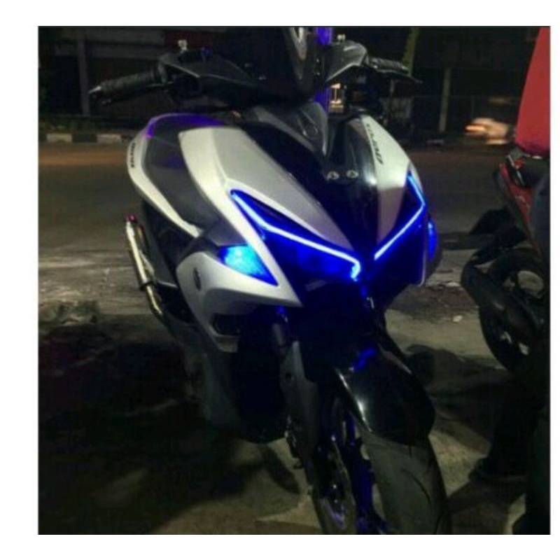 Lampu Alis LED 30cm  Flexsibel LED Waterproof Lentur Tahan Panas Motor/Mobil 1 Warna Tidak Berbintik 1pcs