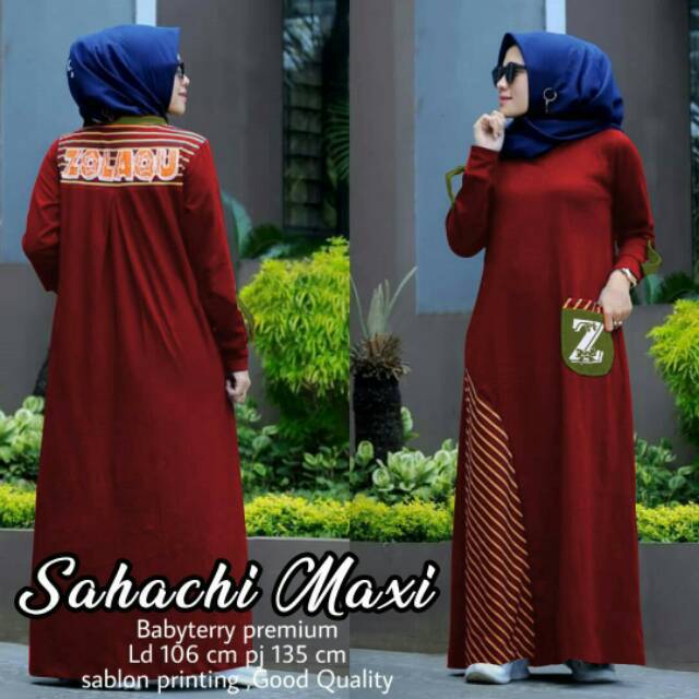 SAHACI MAXI/DRESS MURAH/GAMIS MURAH/GAMIS BABYTERRI/GAMIS JUMBO/GROSIR TANAH ABANG/FREE ONGKIR