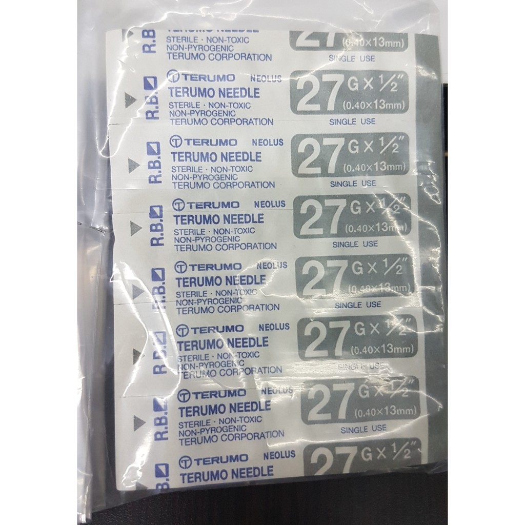 ECER JARUM SUNTIK TERUMO 27G