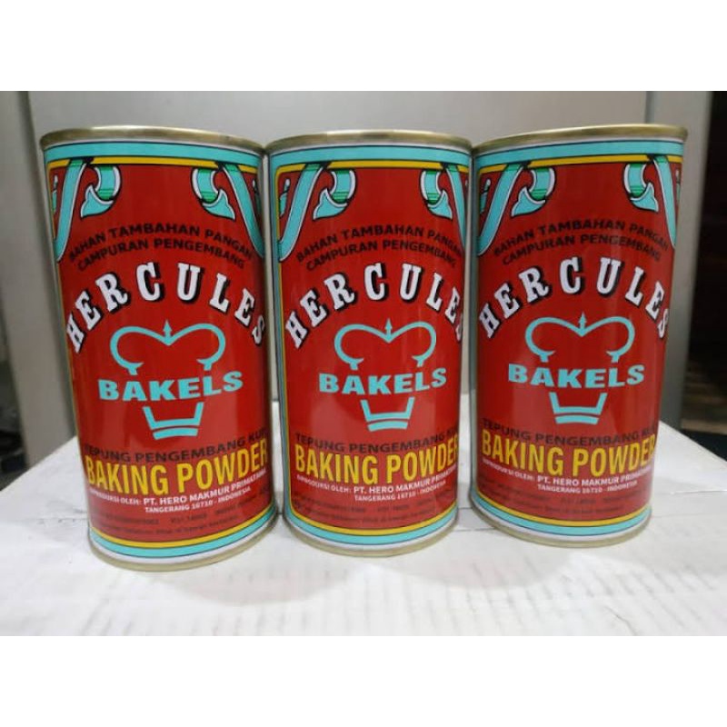 

BAKING POWDER HERCULES 450GR - TEPUNG PENGEMBANG KUE