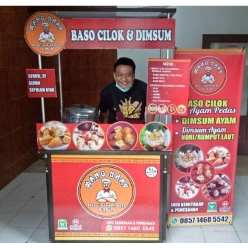 FREE BANNER BERDIRI + TIANG BOOTH BERKUALITAS