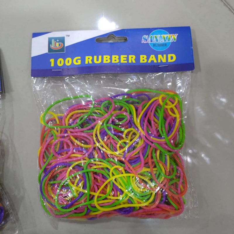 PT48 Karet Gelang Warna 1 ons / 100gr Rubber Band Montessori