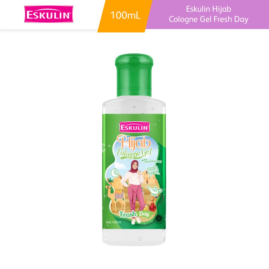 Eskulin Hijab Cologne Gel Fresh Day 100Ml