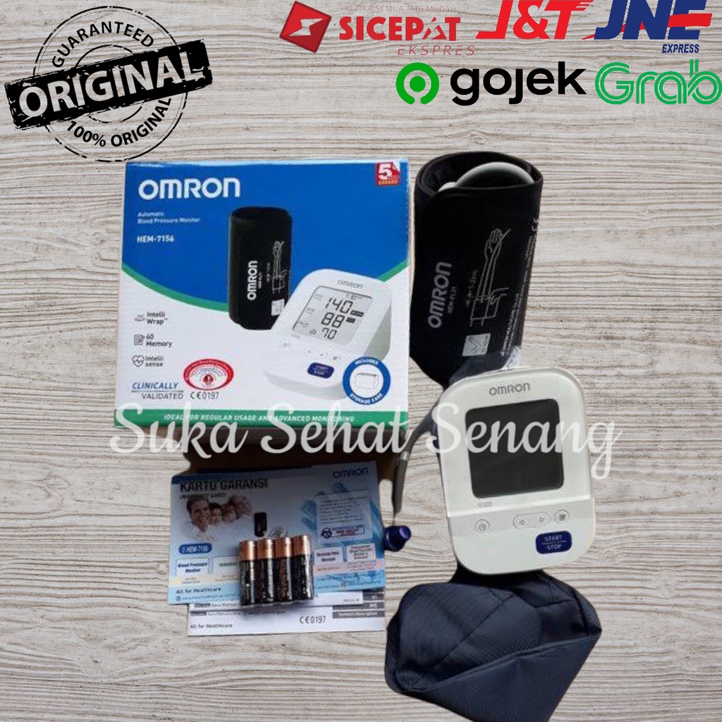 Tensimeter digital omron hem 7156 plus adaptor