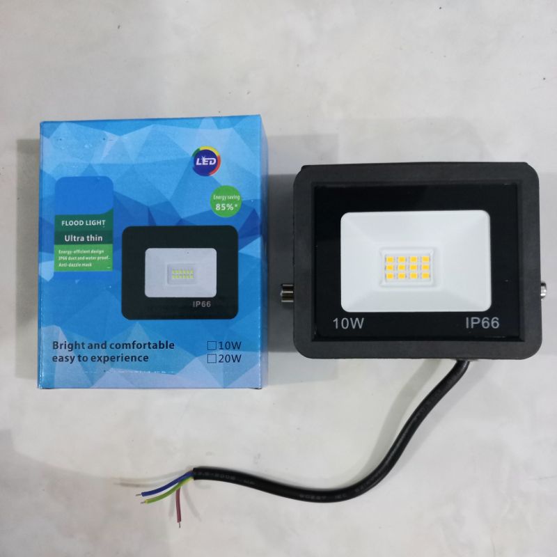 Lampu Sorot  LED SLIM 10W 20W / Outdoor / Taman / Tembak / Panggung / Lapangan -IBZ