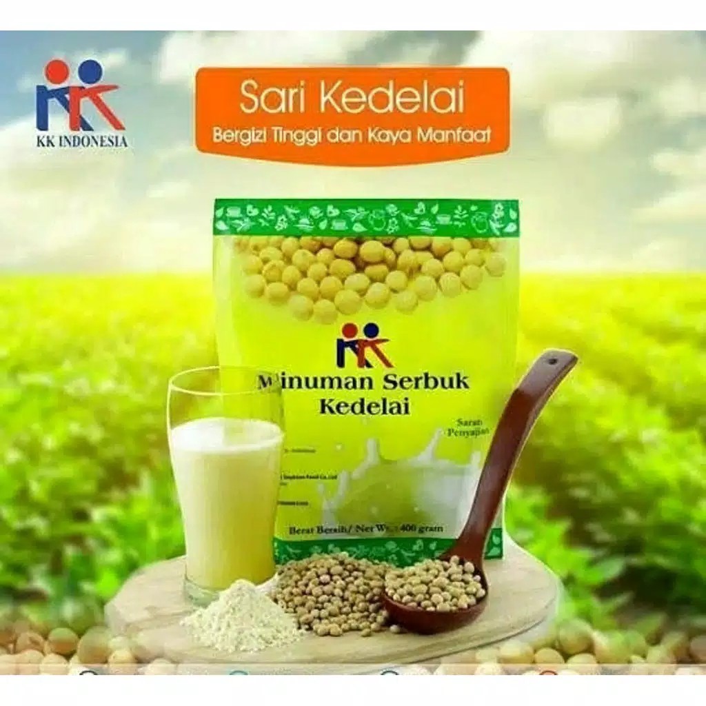 

KK Soya Bean/ minuman serbuk kedelai/ susu kedelai organik