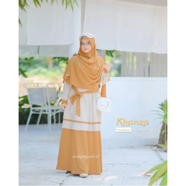 bayar d tempat cod - gratis ongkir shopee Mantul sale shopee gamis set hijab dress khanza