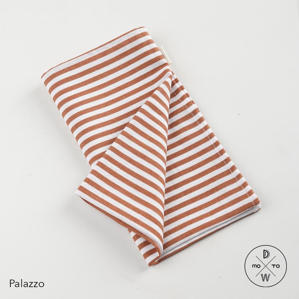 Props Fotografi - Kain Linen Motif Garis / Linen Napkins Stripes Series