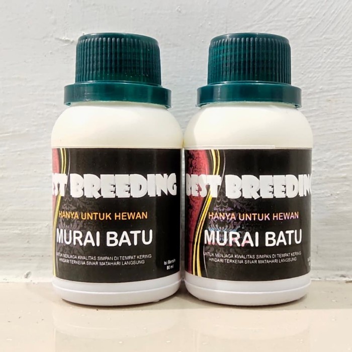 Vitamin Burung - Best Breeding Murai Batu 80Ml Vitamin Ternak Breding Burung Murai Batu