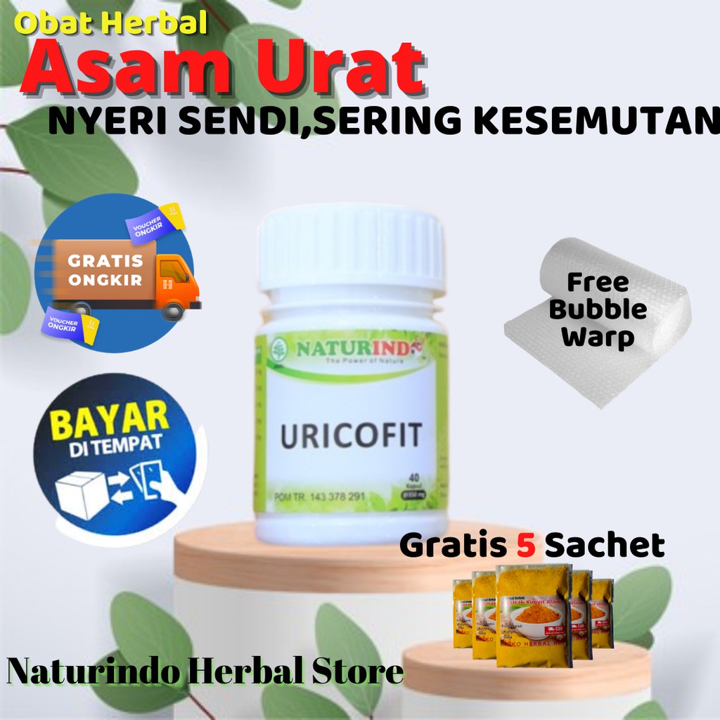 

Obat Herbal URICOFIT Naturindo (Spesial Nyeri Sendi & Asam Urat)