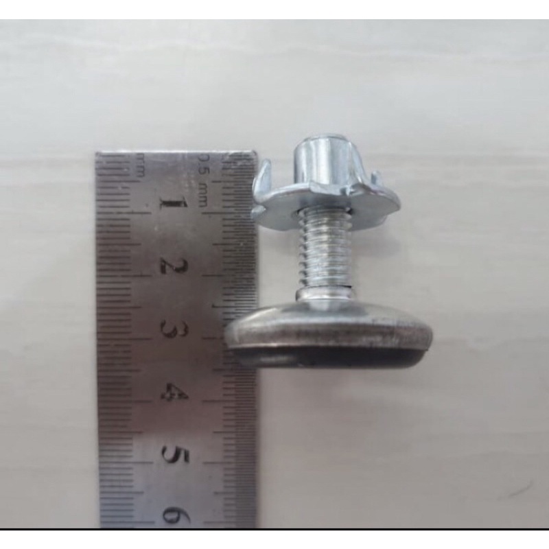 Foot Adjuster Kaki Stabil (Besi) 30mm x M8 Meja Rak Lemari Kursi Sofa