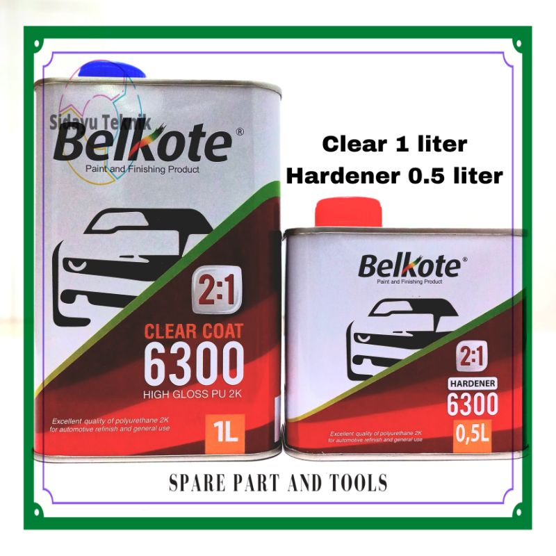 Cat Pernis Belkote Clear Gloss 6300 1.5 Liter