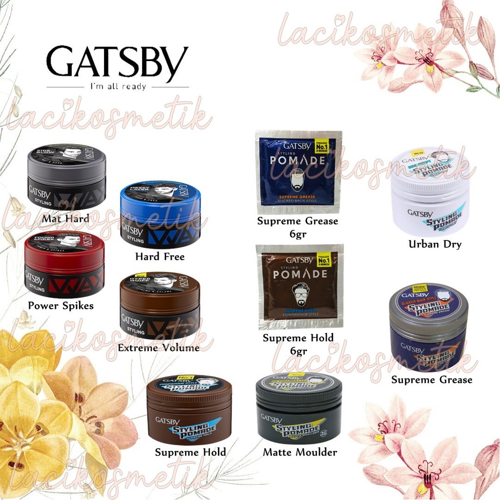 ✨LACIKOSME✨ GATSBY STYLING WAX POMADE - STYLING POMADE