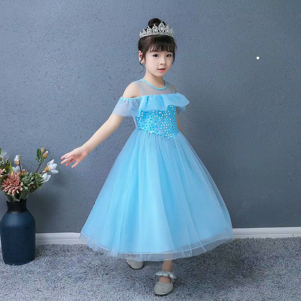 gaun anak perempuan dress anak perempuan baju princess anak perempuan gaun pesta anak perempuan k1