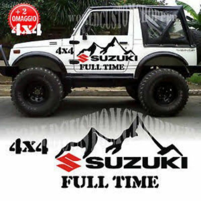 NEW ARRIBAL CUTTING STIKER MOBIL JEEP FEROZA KATANA HUMMERS RUBICON